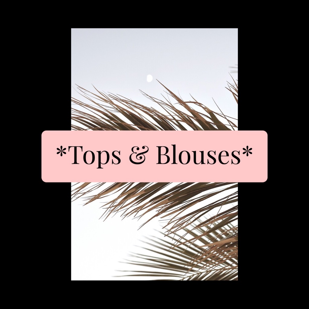 Category Tops  Blouses